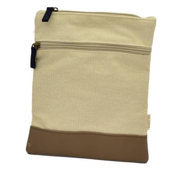 Handtasche Canvas Crossbag No Name Uni sand